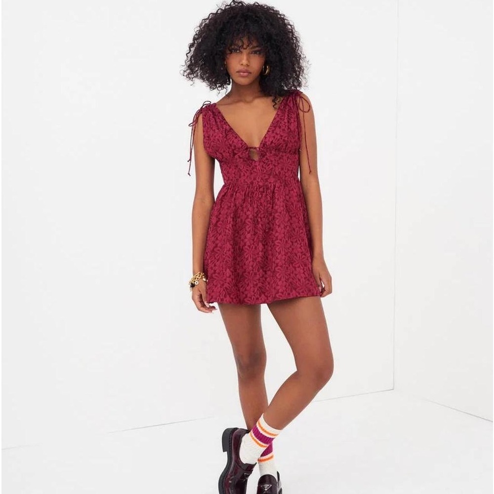 Burgandy For Love and Lemons Dress